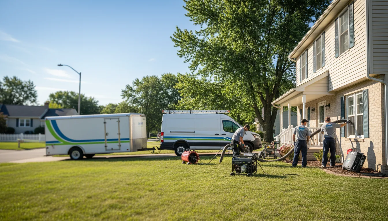 Flooded Basement Restoration And Cleanup With Repair in Woolstock, IA near me